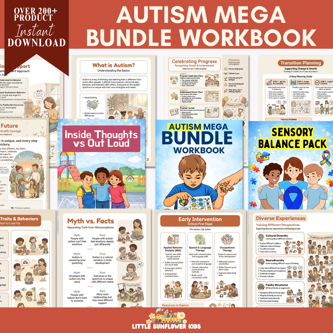 Autism Mega Bundle Workbook
